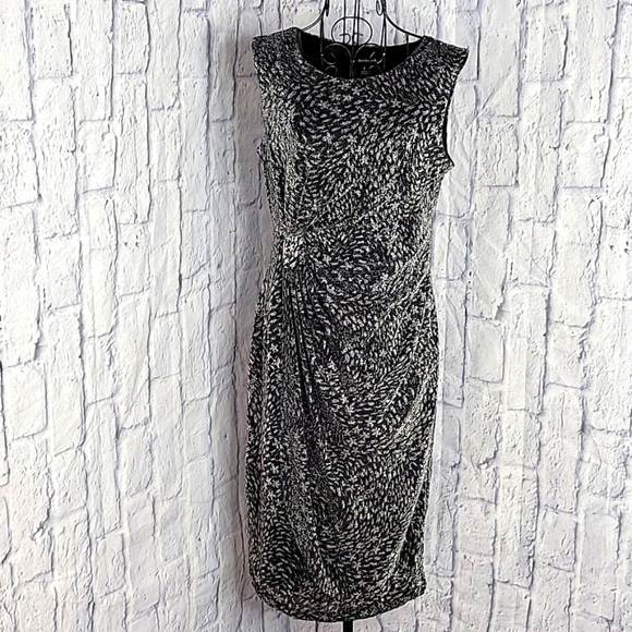 VALERIE BERTINELLI Sparkly‎ Black Dress Size 8 - Picture 1 of 7